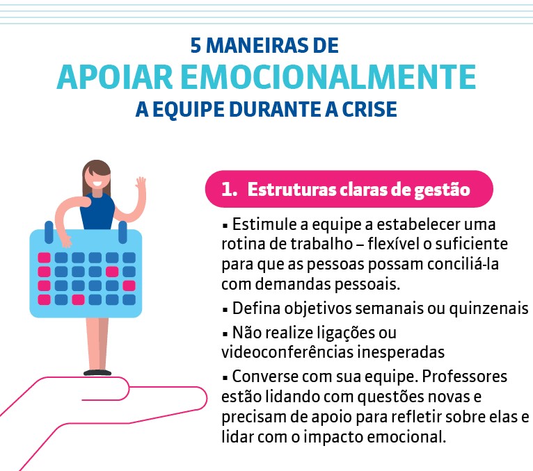 Crise demanda apoio emocional dos gestores aos professores