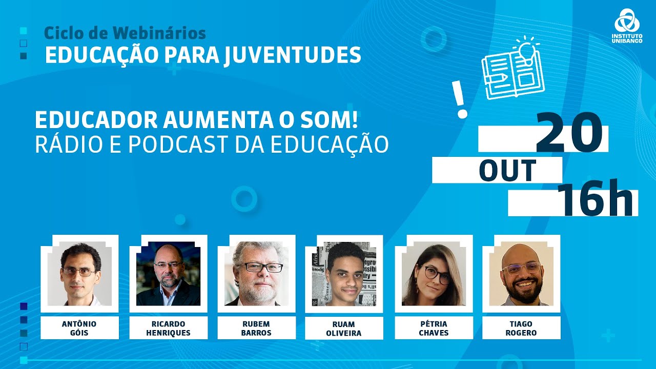 Educador, aumenta o som! Rádio e podcast de educação